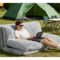 Mattress Floor Sofa Plush Light Gray Folding 12in 528 lb No Assembly