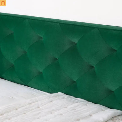 Sofa Daybed Velvet Green Twin Trundle USB Tufted 300 lb 81in
