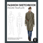 Fashion Sketchbook Male Figure Template: Over 200 male fashion figure templates in 10 different poses - Paperback