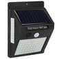 Solar 100 LEDs PIR Motion Sensor Wall Light