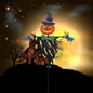 Solar Powered Scarecrow Shape Stake Light Halloween Decoration