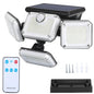 Solar Powered Wall Lights Outdoor Motion Sensor Lamps