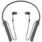 Sony - C400 Wireless Behind-Neck in Ear Headphone - Black (Refurbished)