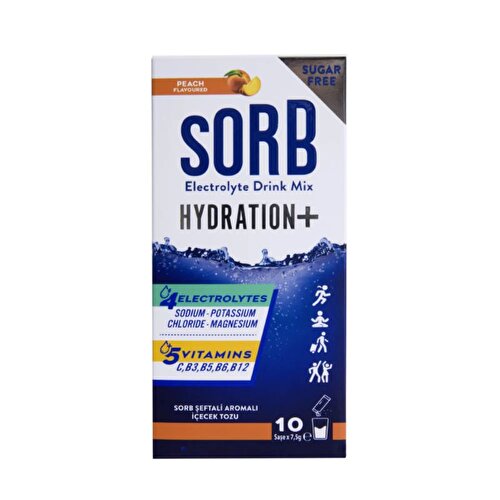 Sorb Electrolyte Drink Mix Sugar-Free 7.5g 10 Pieces
