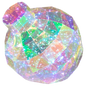 Holographic Holiday Ornament – 9" USB Electric Lighted Sphere -