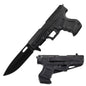 Spring Assisted Gun Knife