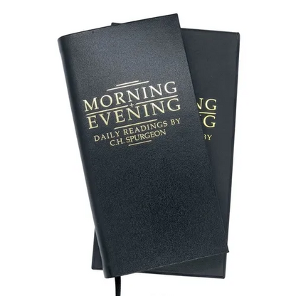 Morning and Evening Black Leather: Daily Readings by C. H. Spurgeon - Leather