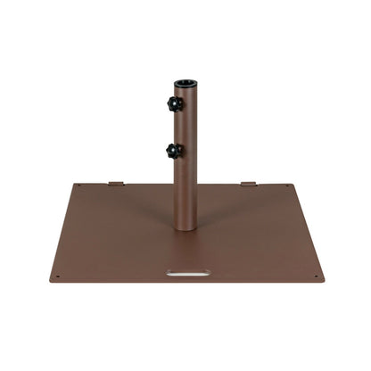 24 Inch Square Patio Umbrella Base 50 LBS Weighted