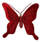 Velvet Red Butterfly Clip