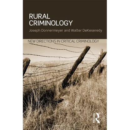 Rural Criminology - Paperback