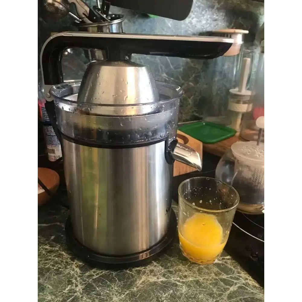 Stainless Steel Electric Lemon Juicer with Container