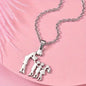 Stainless Steel Heartfelt Mother-Daughter-Son Necklace