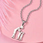 Stainless Steel Heartfelt Mother-Daughter-Son Necklace