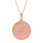 Stainless Steel Lord's and Serenity Prayer Pendant for Women