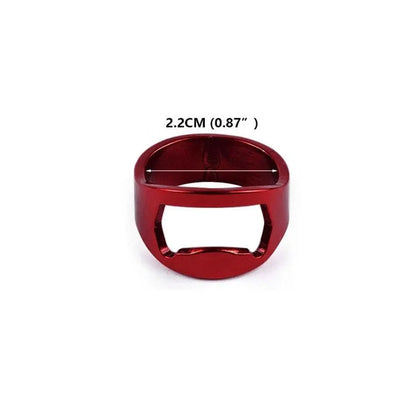 Stainless Steel Ring Bottle Opener, Finger Ring Style Beer Cap Remover