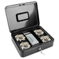 Steel Cash Box with Removable Tray