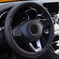 Steering Wheel Cover 14.5"- 15" Diameter Universal Fiber Leather