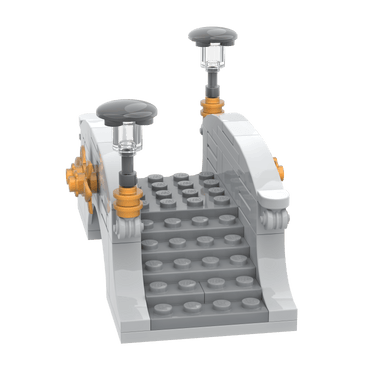 City Park Foot Bridge - Custom Brick Built Set - Made Using LEGO® Parts