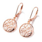 Sterling Silver Lever-Back Celtic Earrings