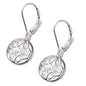 Sterling Silver Lever-Back Celtic Earrings