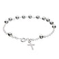 Sterling Silver Rosary Bracelet