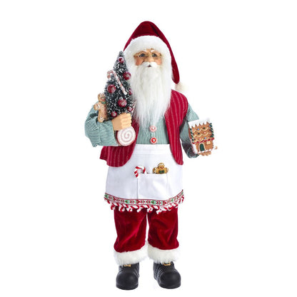 KSA Kringles Santa With Gingerbread House