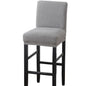 Stretch High-Hoot Bar Stool Chair Cover Polar Fleece Solid Color Bar Cafe Front Desk Restaurant Wedding Chair Protective Cover Stretch Chair Cover For Dining Room Elastic Material Slipcover For Office Chair