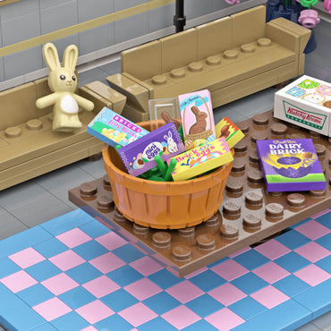 Chocolate Mini Eggs - Easter Candy - Custom Printed 1x2 Tile - Made Using Lego® Tile