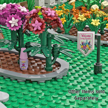 Lavender Garden Gnome - Custom Printed - Made Using LEGO® Parts