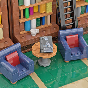 "50 Shades of Gray Plates" Book - Custom Printed Minifig Accessory - Made using LEGO® Parts