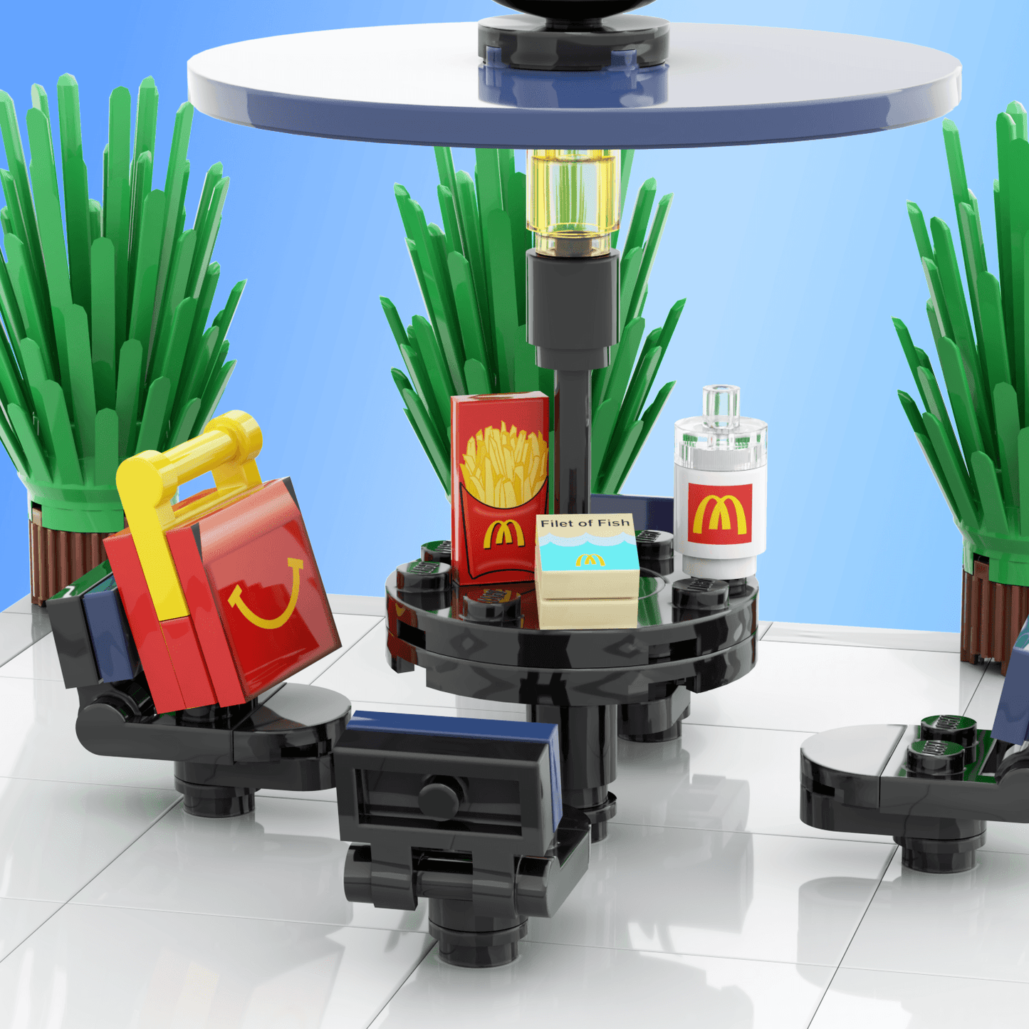 McBrick's Smile Meal - Custom Printed - Made Using LEGO® Parts