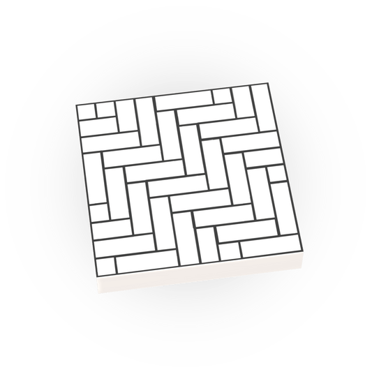 Subway Tile for Floor & Wall - Custom Printed - Made Using a LEGO® Tile
