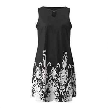 Summer Spring Floral Tunic Dress