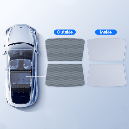 Glass Roof Sunshade for Tesla Model 3 | TESERY