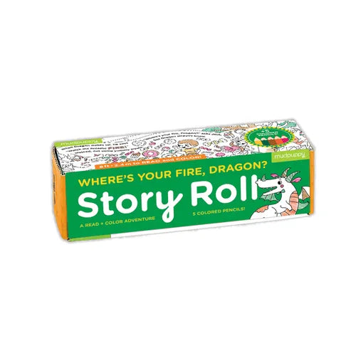 Where's Your Fire, Dragon? Story Roll for Coloring