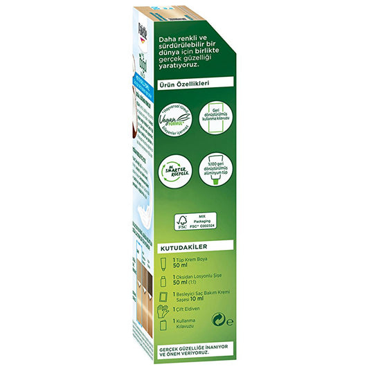 Palette Natural Light Blonde Hair Dye 10-0 - Permanent, Natural Ingredients Enriched Formula