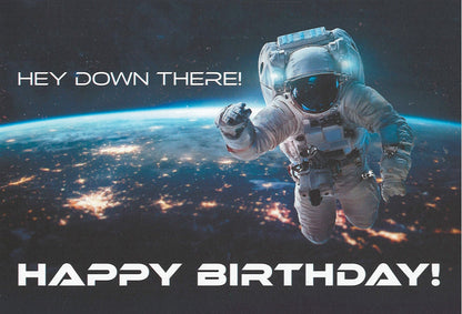 Birthday Card - Happy Birthday From Space