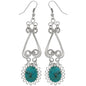 Swirls & Sunburst Stone Earrings