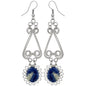 Swirls & Sunburst Stone Earrings