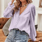 Swiss Dot Lace Panel Blouse