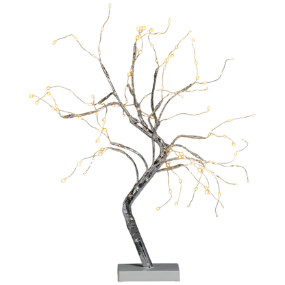 Starry Light Silver Pre-Lit Acrylic Tree