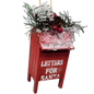 Wooden Christmas Mailbox Ornament -