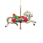 Resin Carousel Assortment Ornament - White Horse
