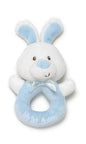Plush Rattle - Blue Bunny
