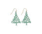 Merry Christmas Trees - Earrings