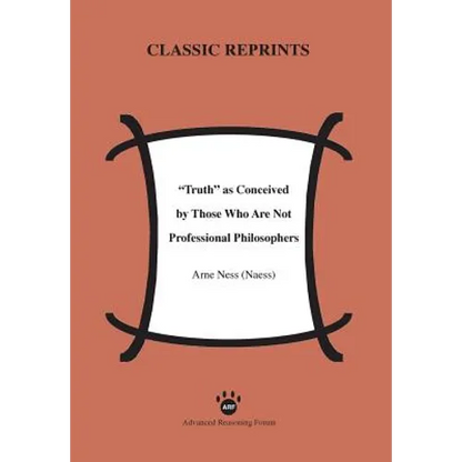 Truth as Conceived by Those Who Are Not Professional Philosophers - Paperback