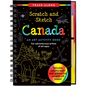 Scratch & Sketch Canada: An Art Activity Book for Adventurous Artists - Spiral