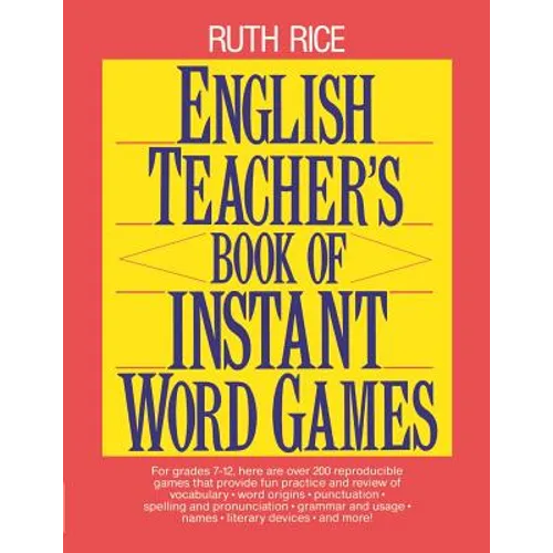 English Teacher's Book of Instant Word Games - Paperback