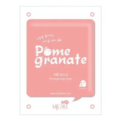MjCare Pomegranate Face Mask - Natural Ingredients for Brightening and Nourishment - Single-Use Skincare