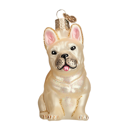French Bulldog Glass Blown Ornament